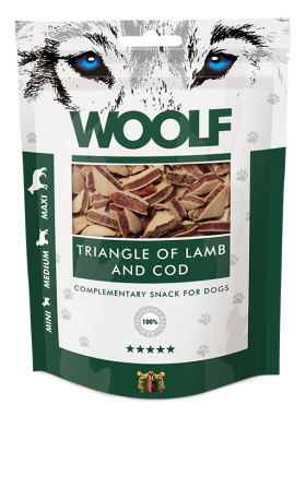 Woolf Triangle of Lamb and Cod Dog Treats