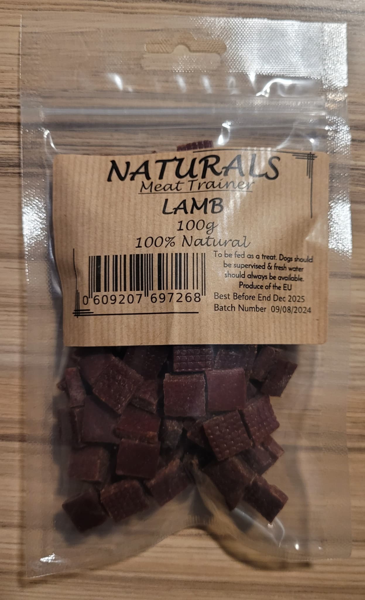Naturals Meat Trainer Lamb 100g