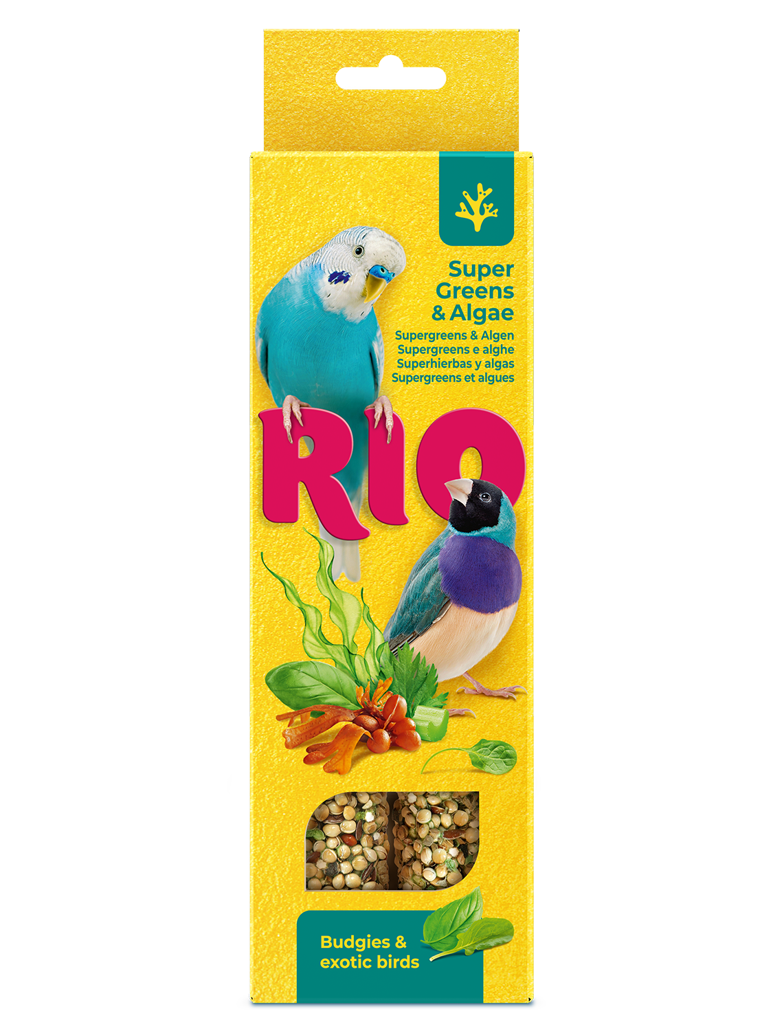 RIO Supergreens & Algae Sticks – Budgies & Exotic Birds