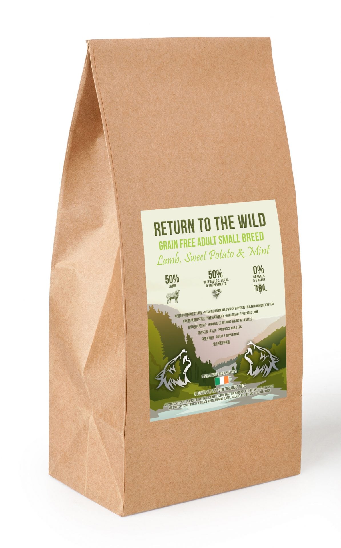 Return To The Wild Grain Free -  Adult Small Breed - Lamb