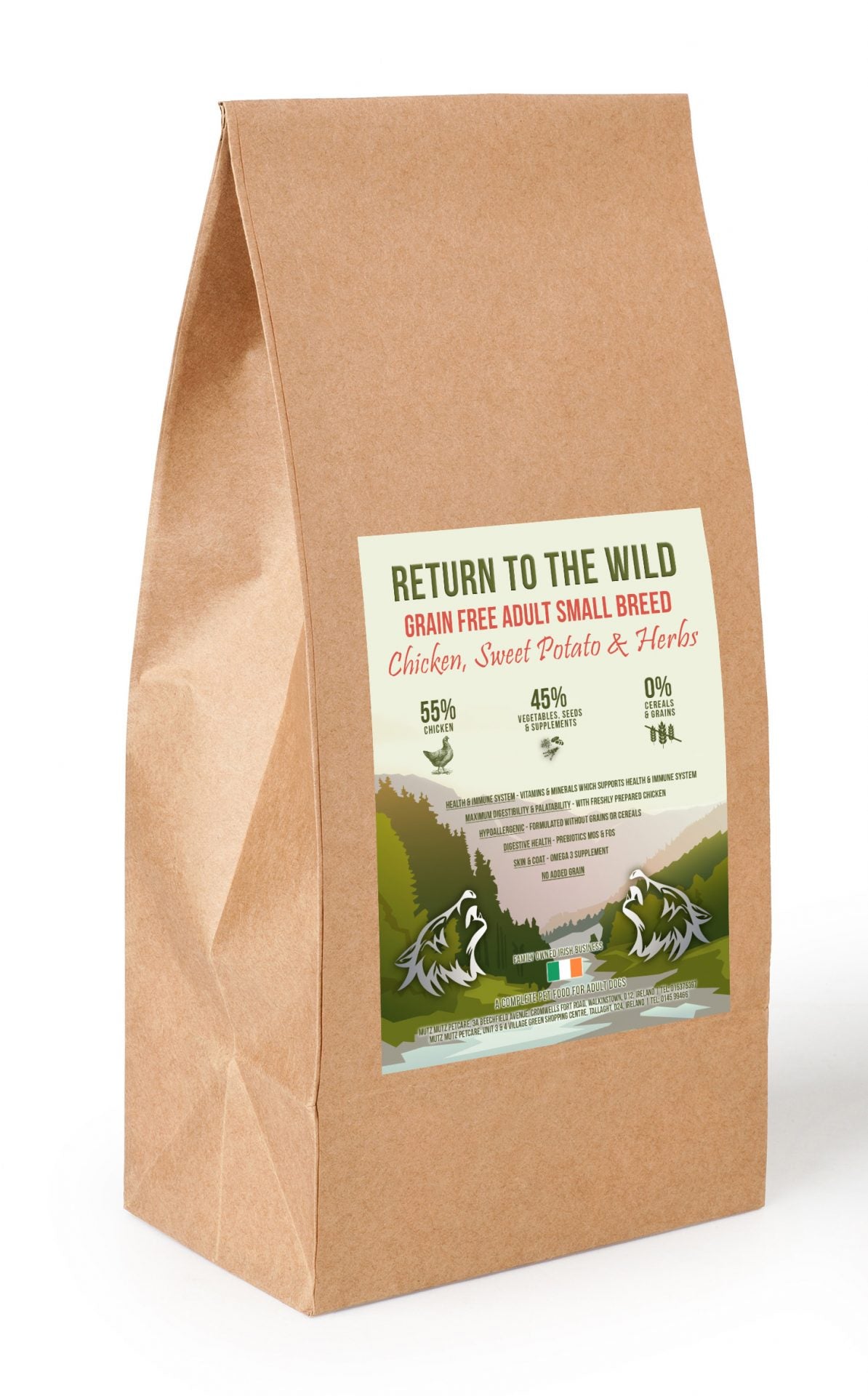 Return To The Wild Grain Free -  Adult Small Breed - Chicken