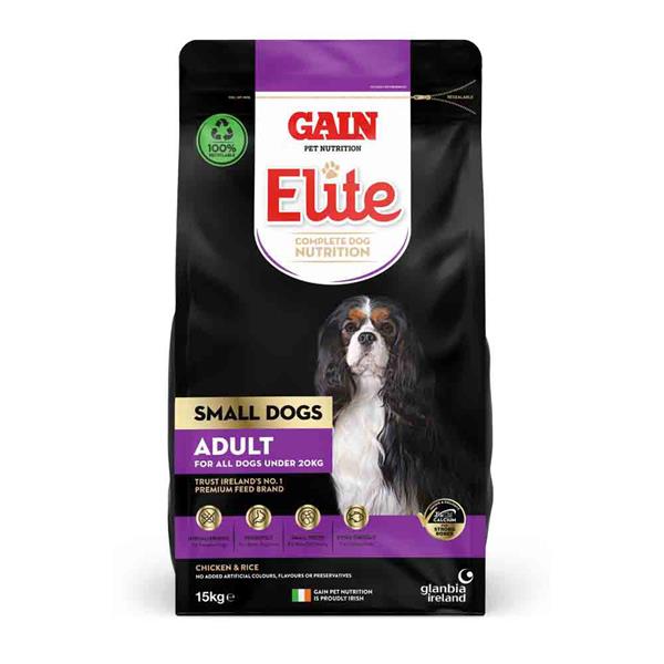 Gain Elite Small Dogs Adult - Chicken and Rice
