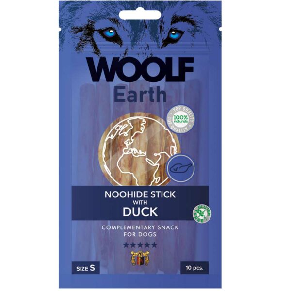 WOOLF Earth Noohide S Sticks with Duck