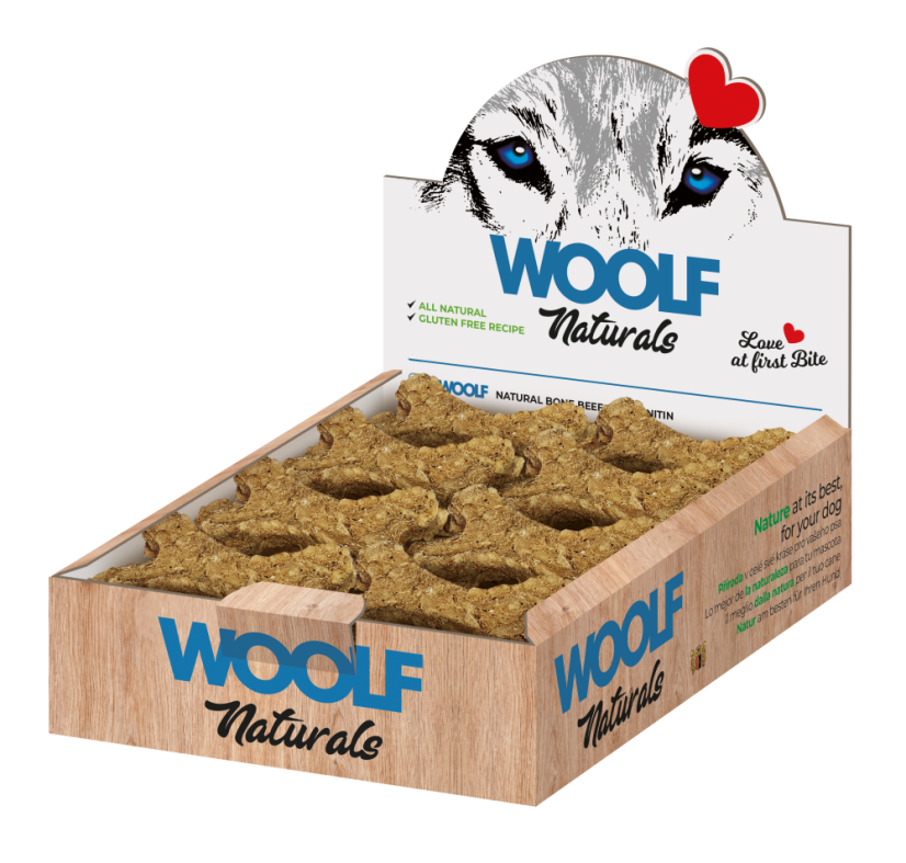 Woolf Natural Bone with Beef, Vegetables, Glucosamine, and Chondroitin