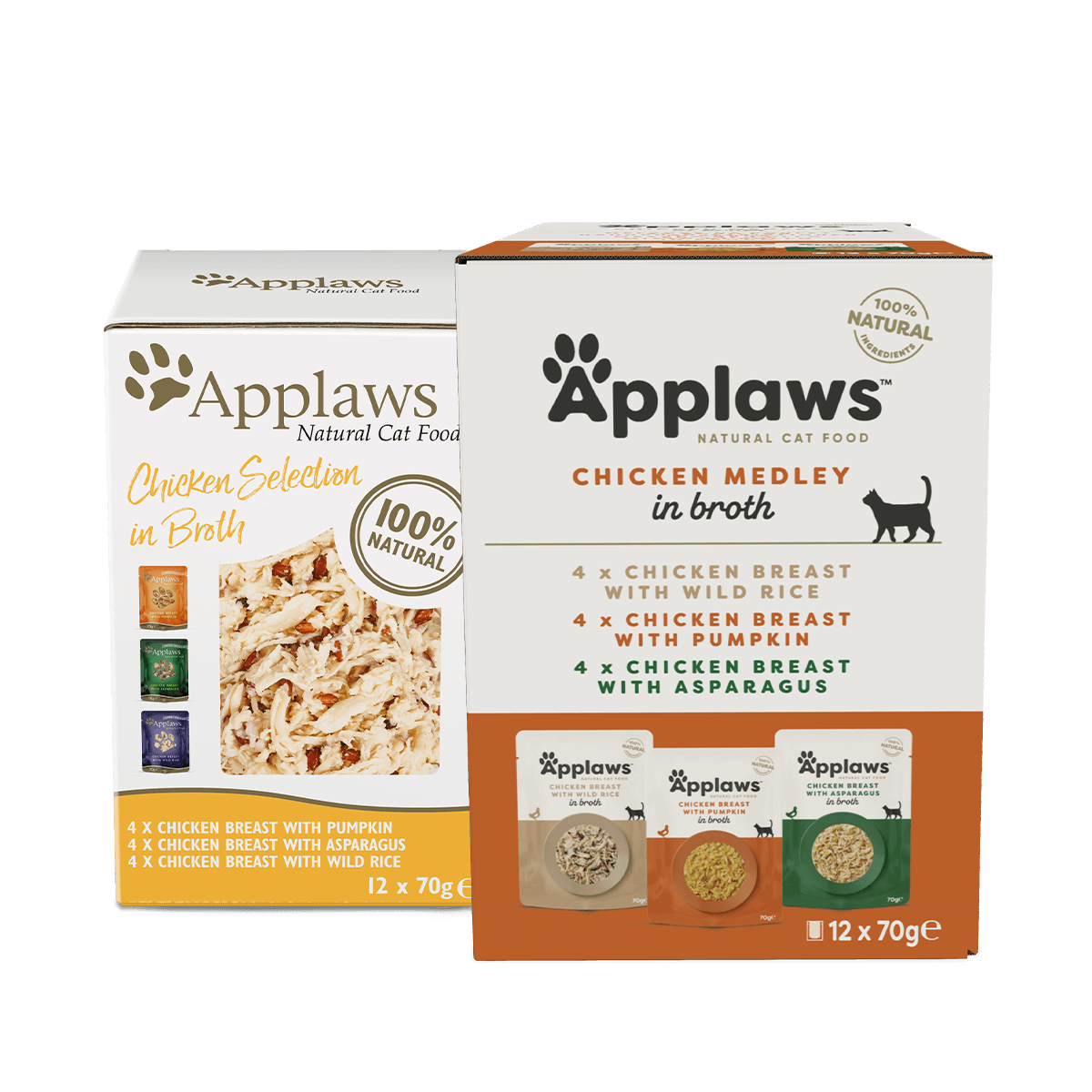 Applaws Wet Cat Food –  Chicken (12) Multipack
