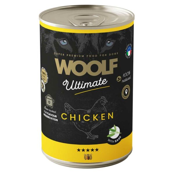 Woolf Chicken with Sage Canned Wet Dog Food