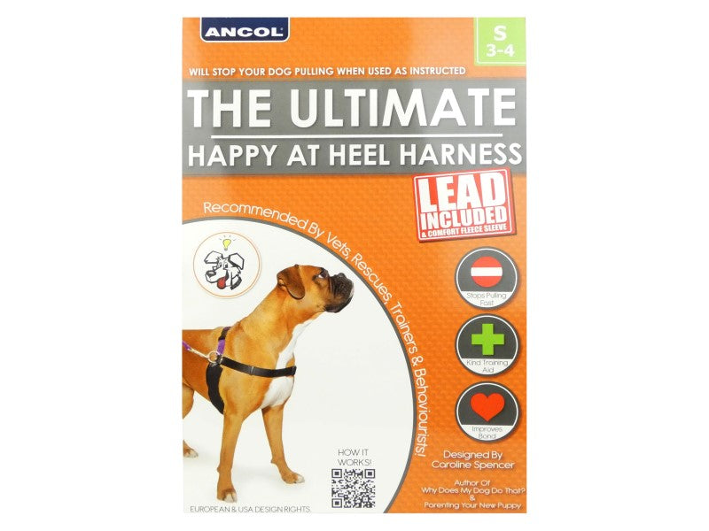 Ancol/Pure Dog Listeners - Stop Pulling Dog Training Harness and Lead Set