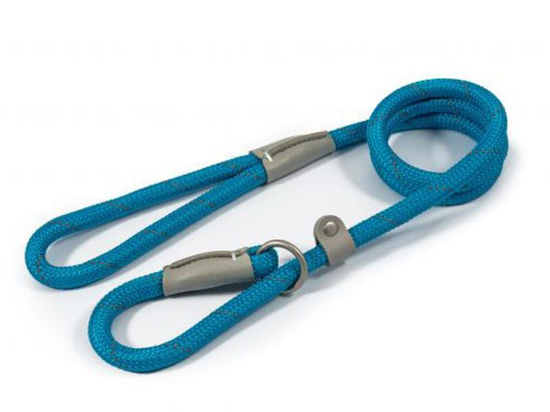 Viva Rope Slip Lead in Black,Blue & Red