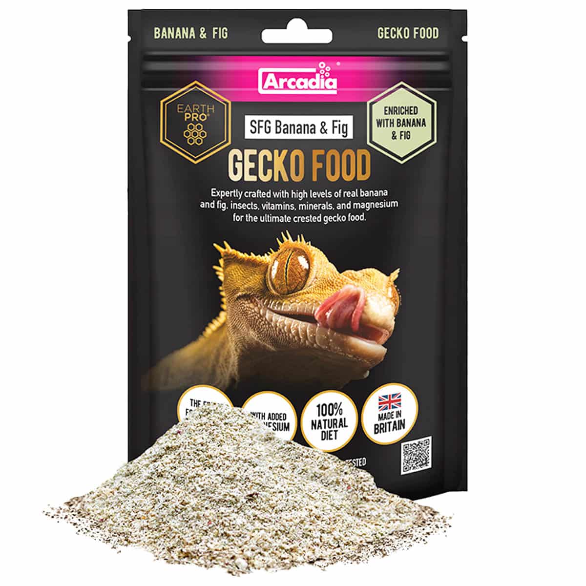 Arcadia SFG Banana & Fig Gecko Food 80g