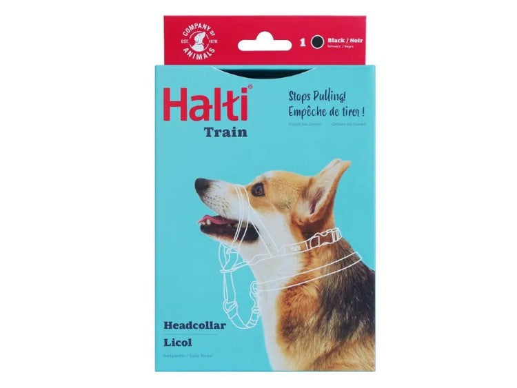 Halti Head Dog Collar In Black
