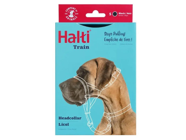Halti Head Dog Collar In Black