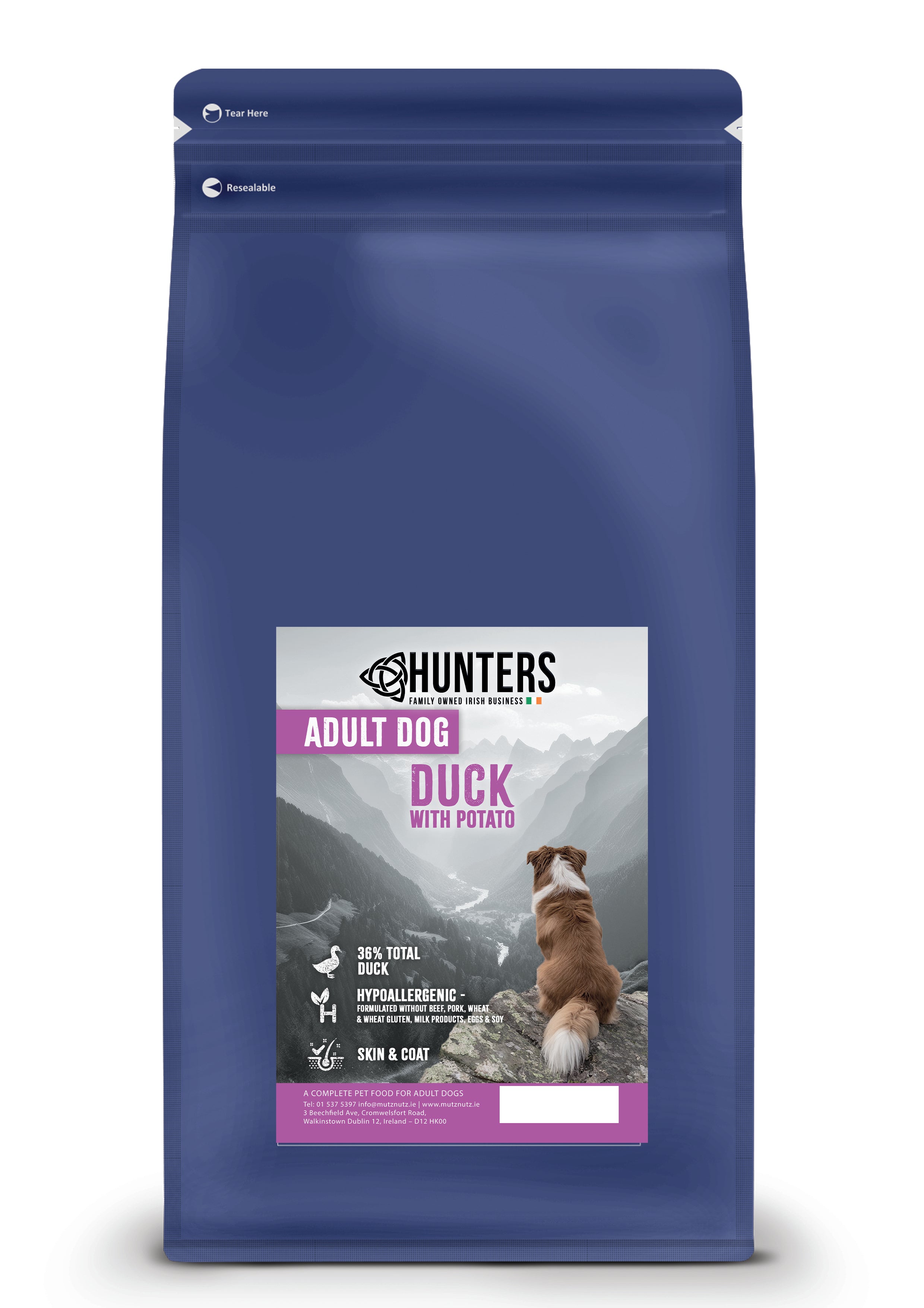 Hunters Adult Dog - Duck with Potatoe