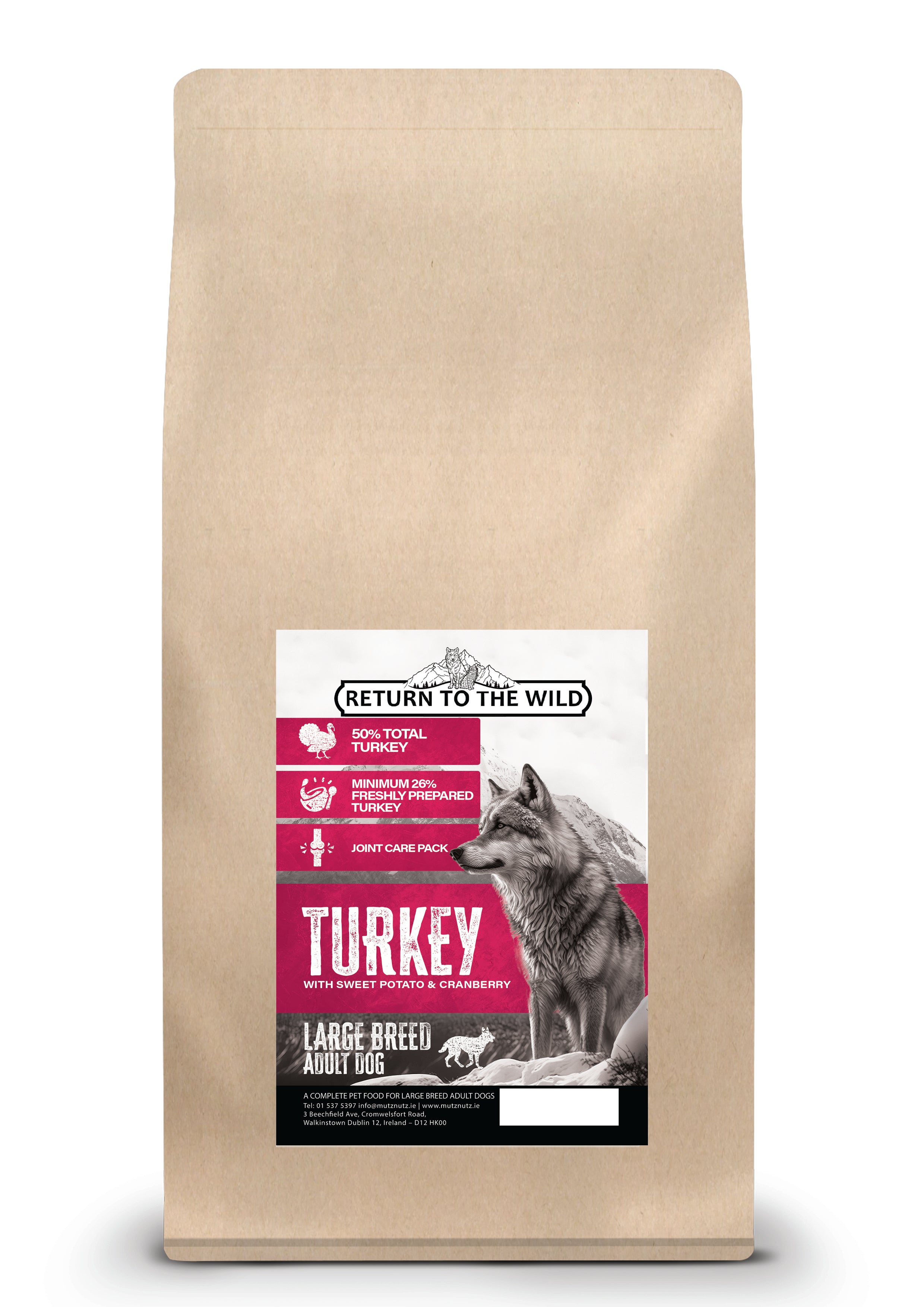 Return To The Wild Grain Free - Adult Large Breed - Turkey