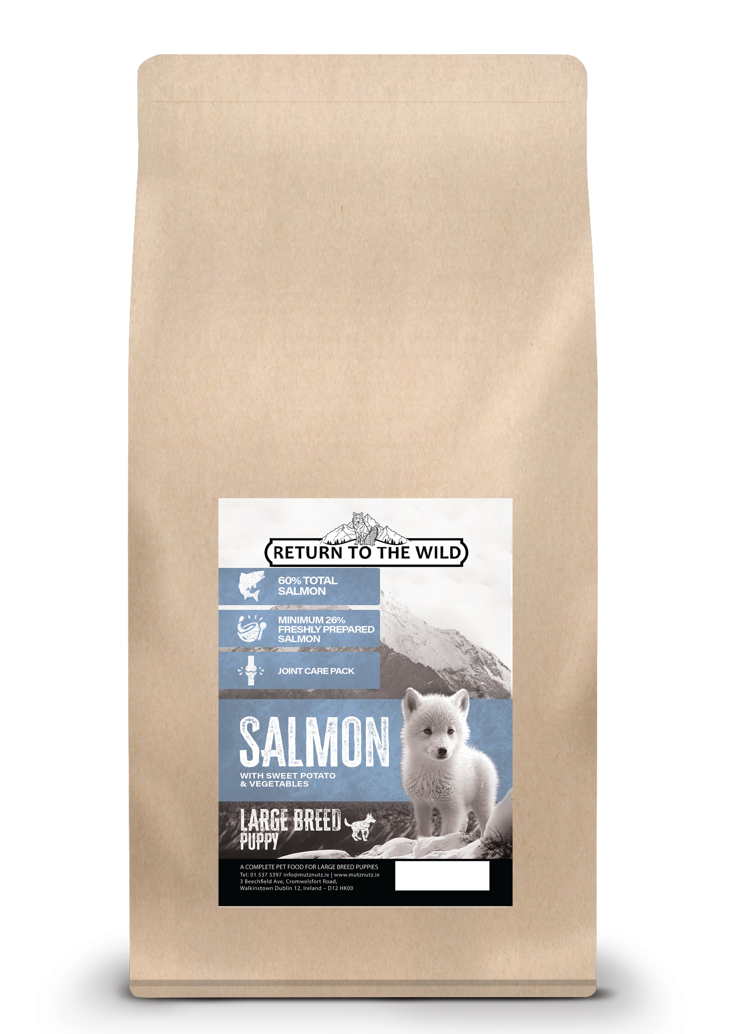 Return To The Wild Grain Free -  Puppy Large Breed - Salmon