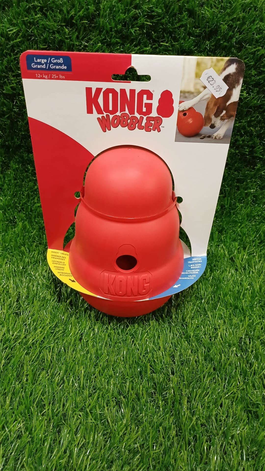 Kong Wobbler - Fun Game for Your Dog