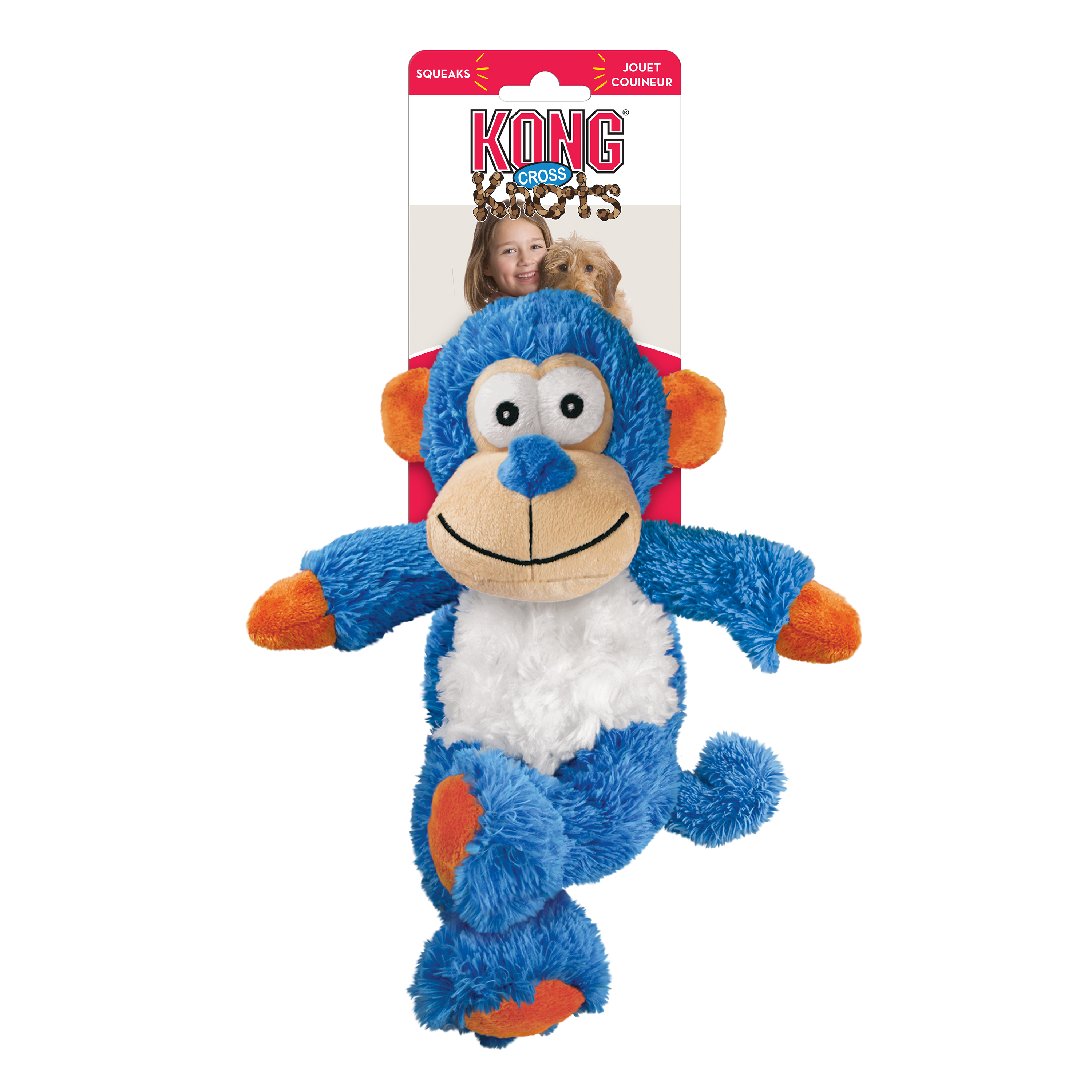 KONG Cross Knots Monkey Dog Toy Small/Medium