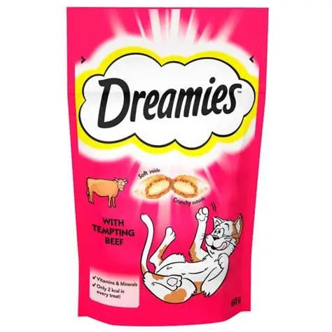 Dreamies With Tempting Beef Cat Treats