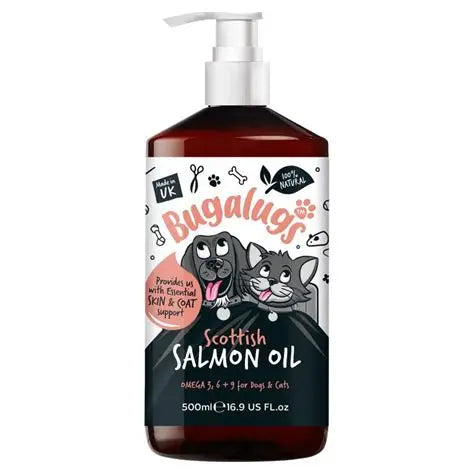 Bugalugs Scottish Salmon Oil – 500ml