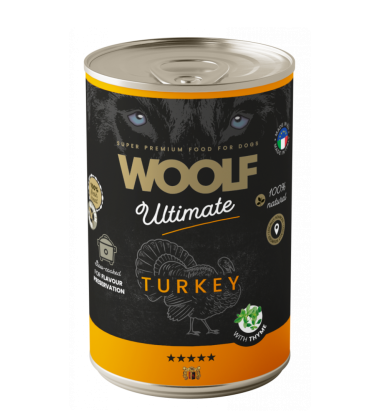 Woolf Turkey with Thyme Canned Wet Dog Food