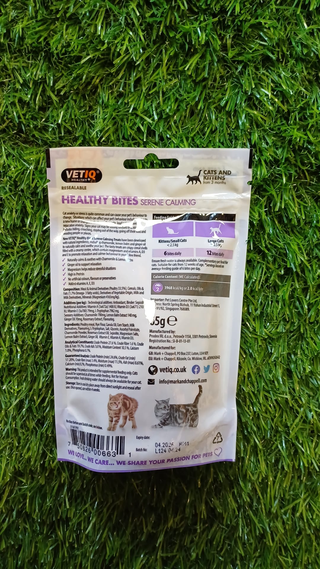 VetIQ Healthy Cat Calming Bites