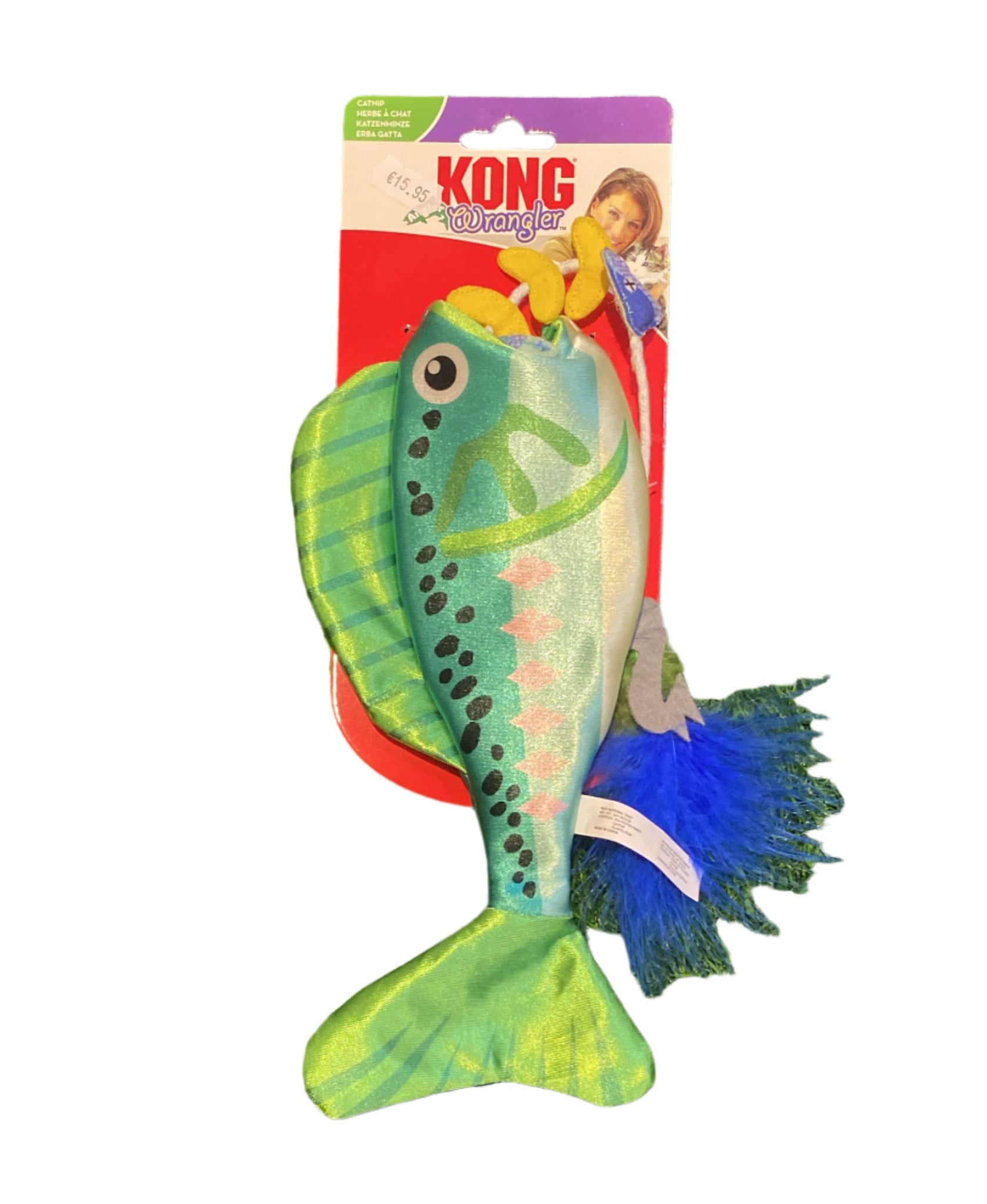 Kong Wrangler Fish Cat Toy