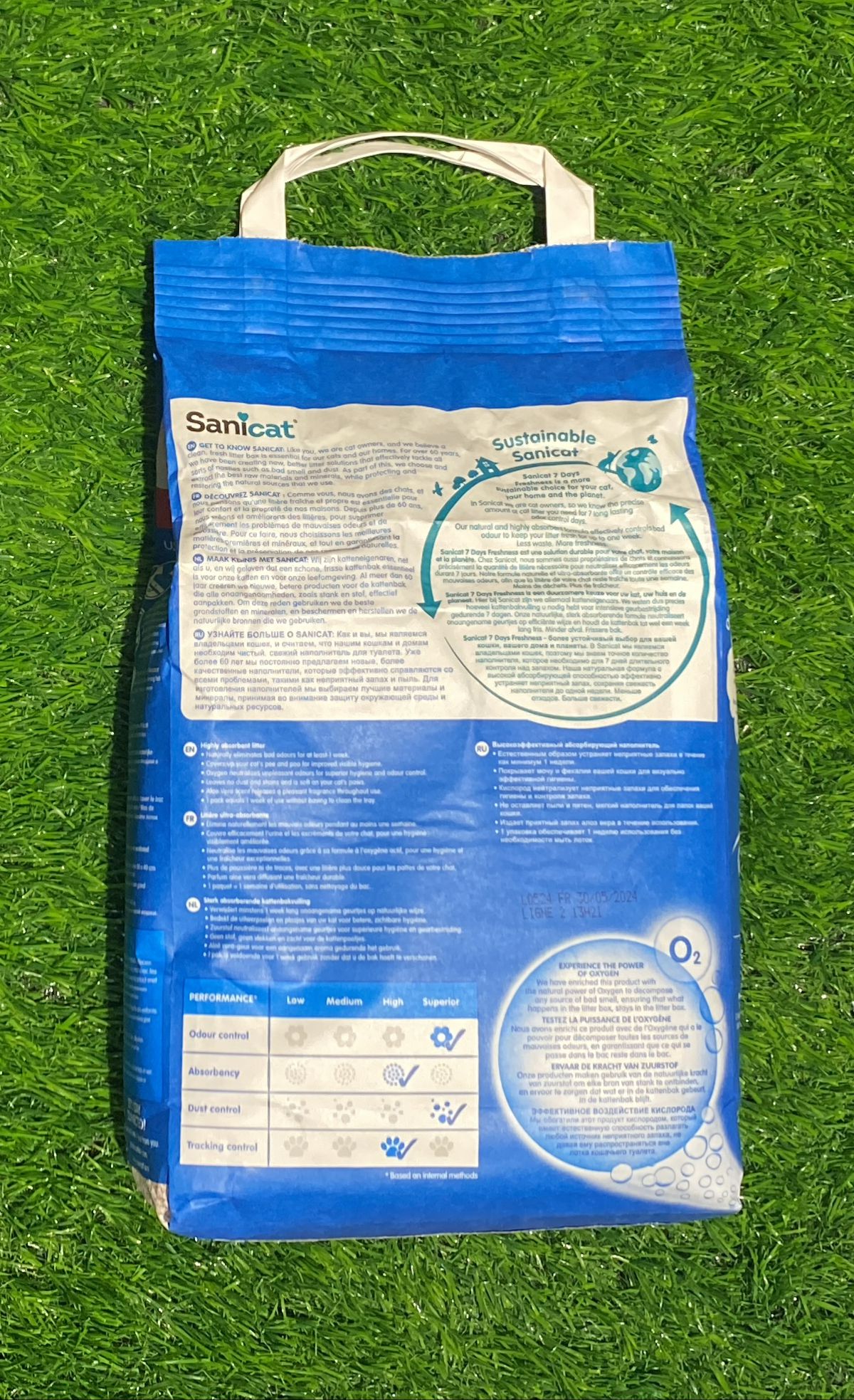 Sani Cat Aloe Vera 7 Days Freshness Litter