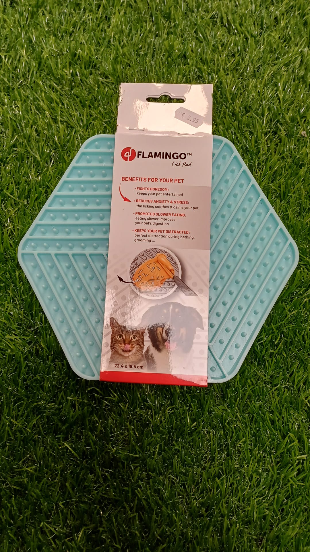 Flamingo Lick Pd Leki Hexagon for Dogs or Cats