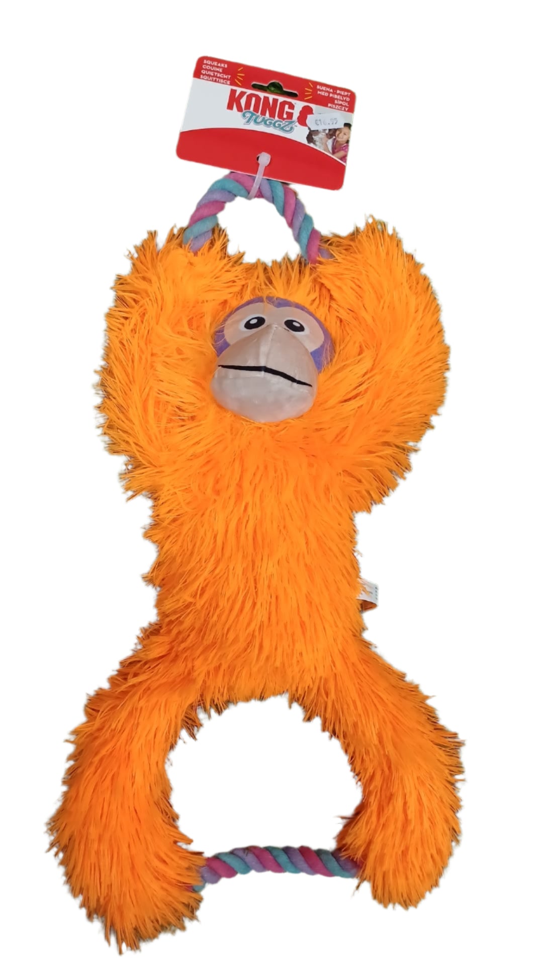KONG Tuggz Monkey Dog Tug Toy