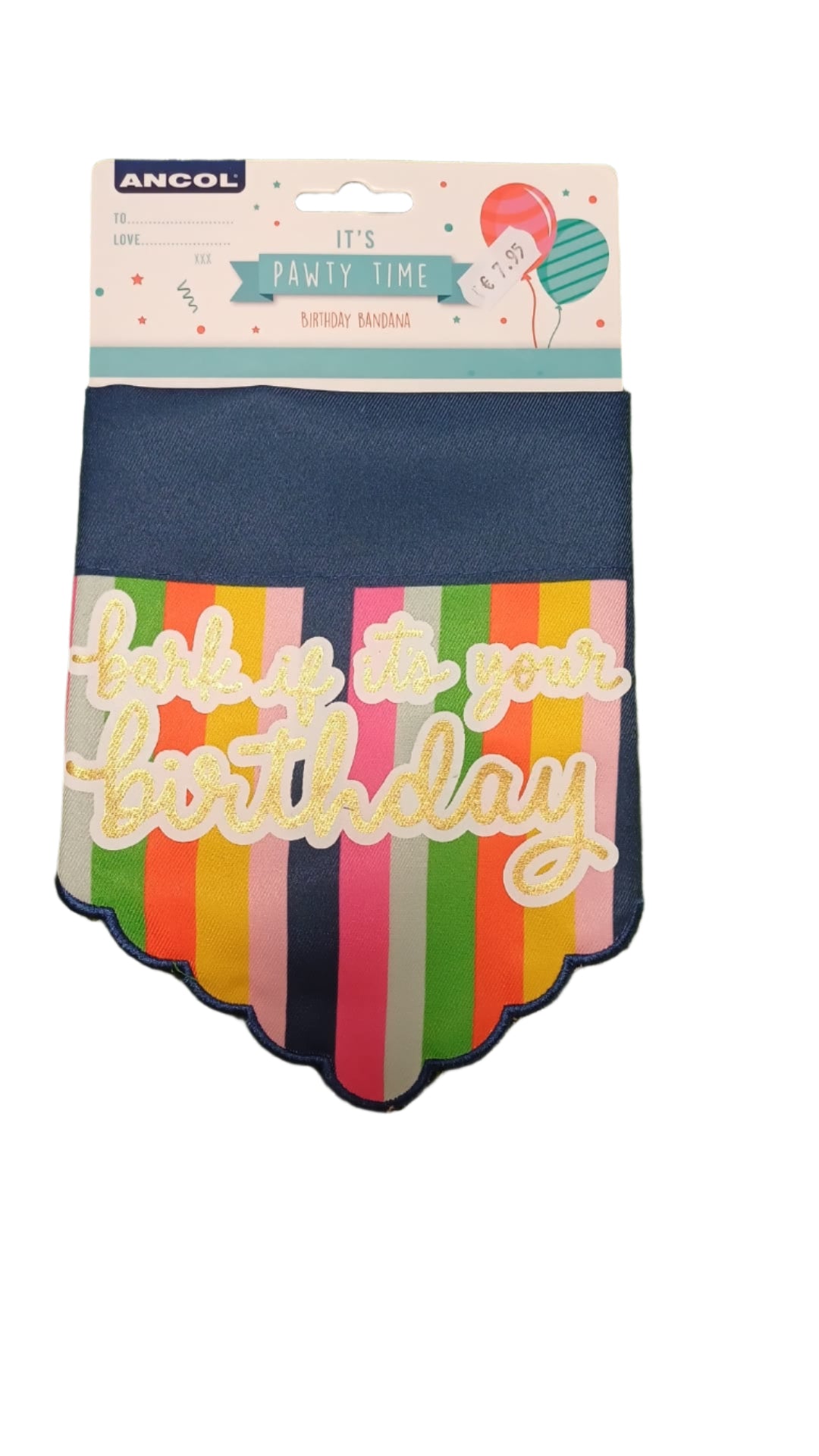 Ancol Birthday Bandana for Dogs