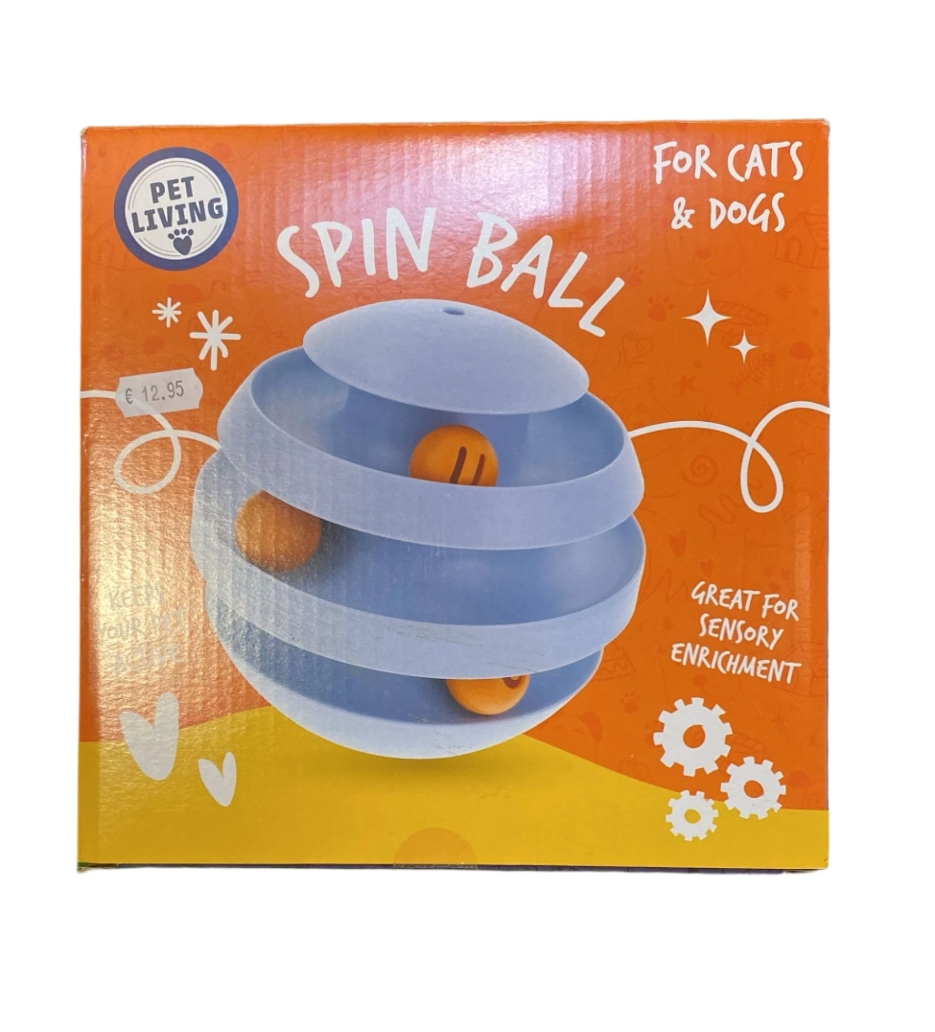 Spin Ball Cat or Dog Toy by Pet Living