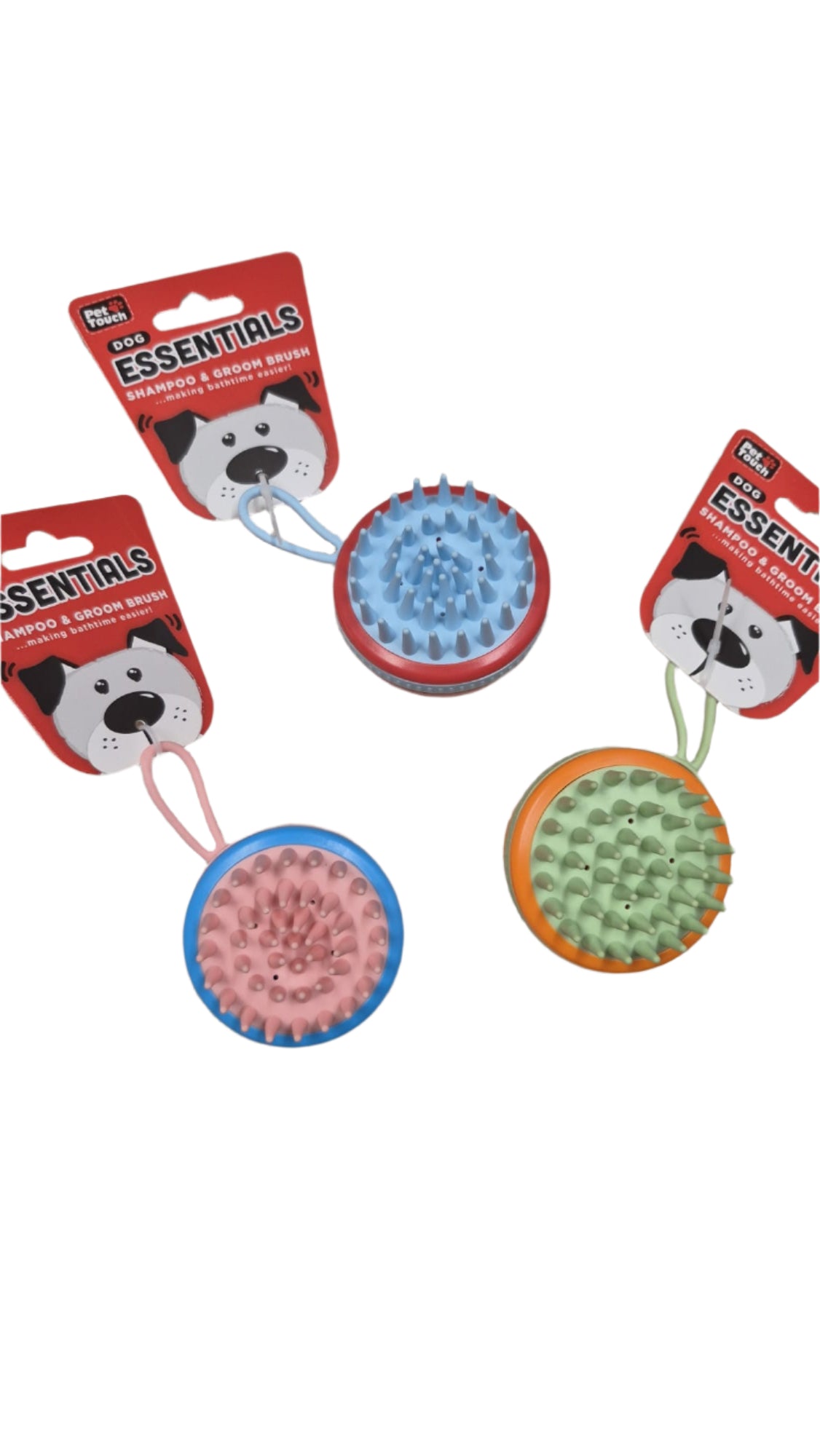 Dog Essentials Shampoo & Groom Brush