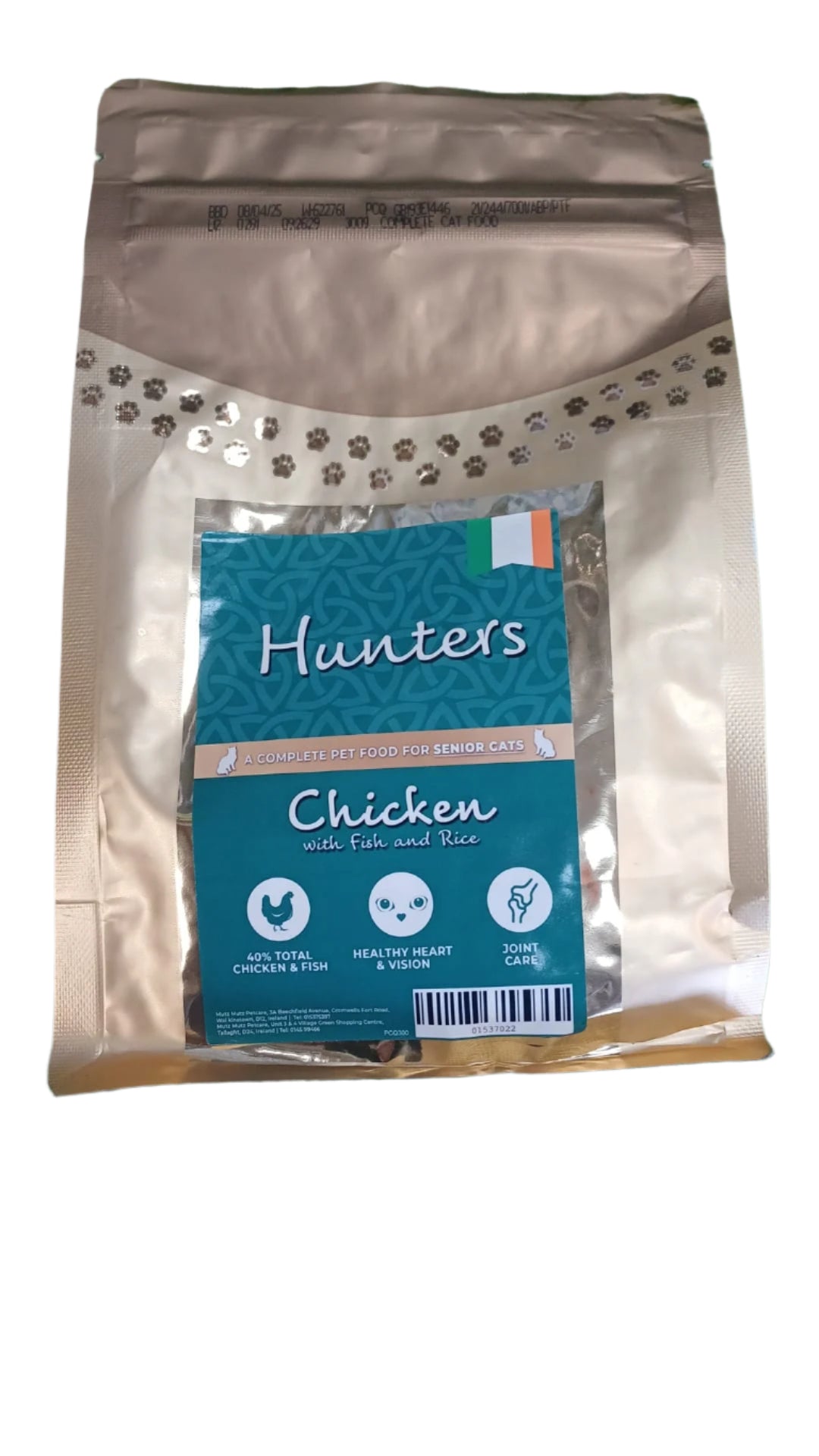 Hunters Cat Senior Chicken with Fish & Rice