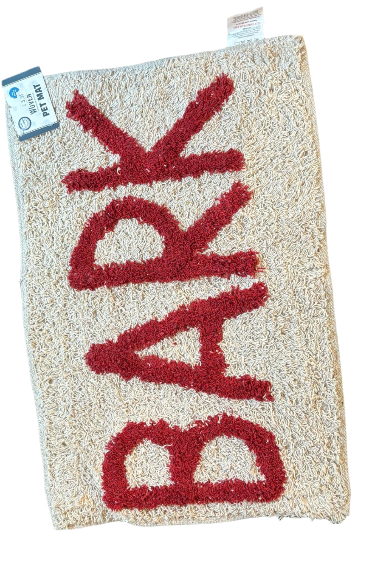 BARK Woven Pet Bowl Mat