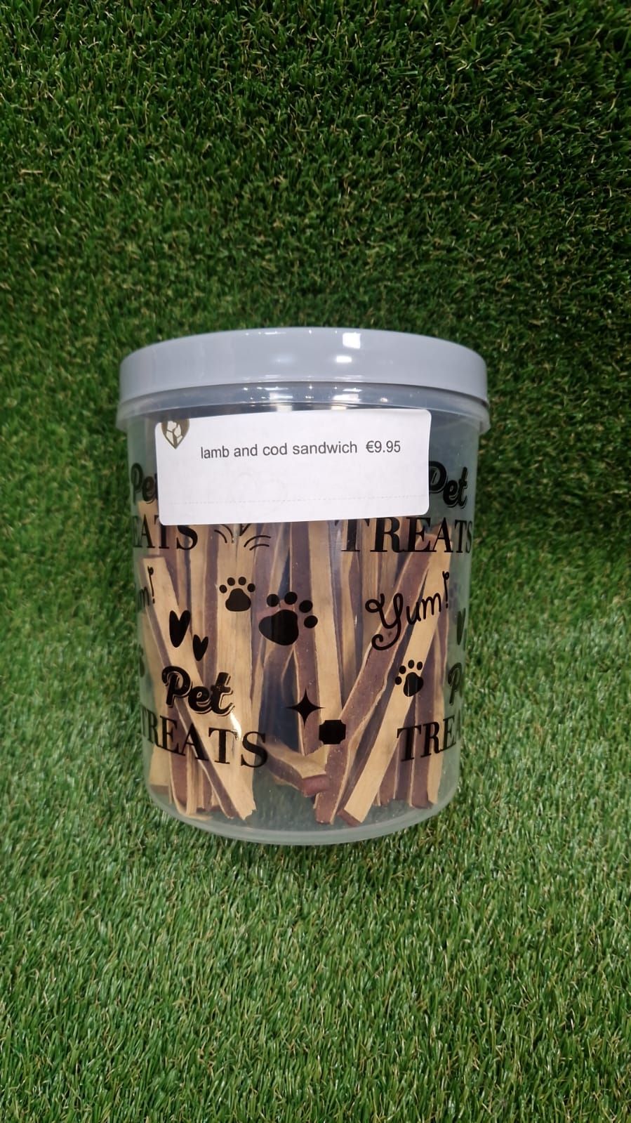Lamb & Cod Sandwich Dog Treats – 500g Tub