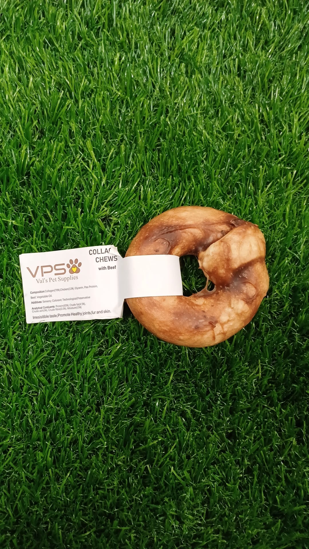 Beef Collagen Donut Dog Treat