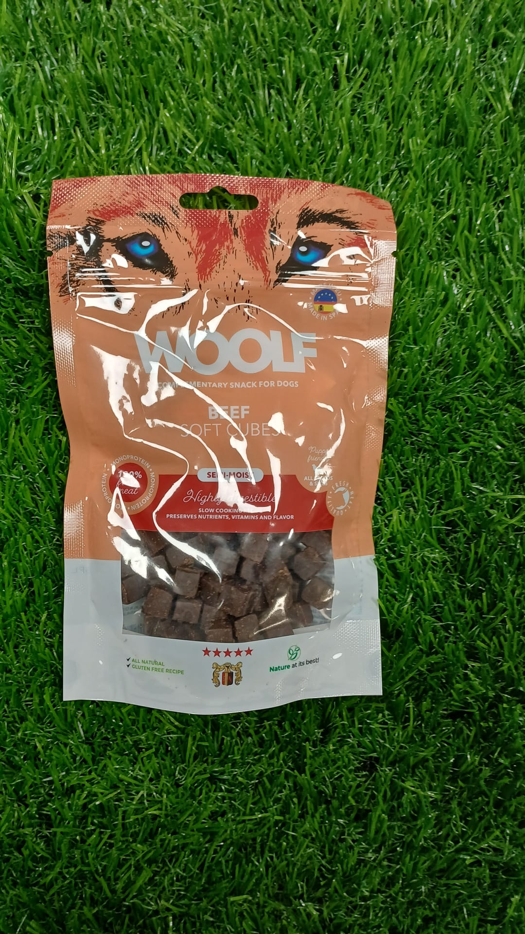 Woolf Beef Soft Cubes Dog Treat