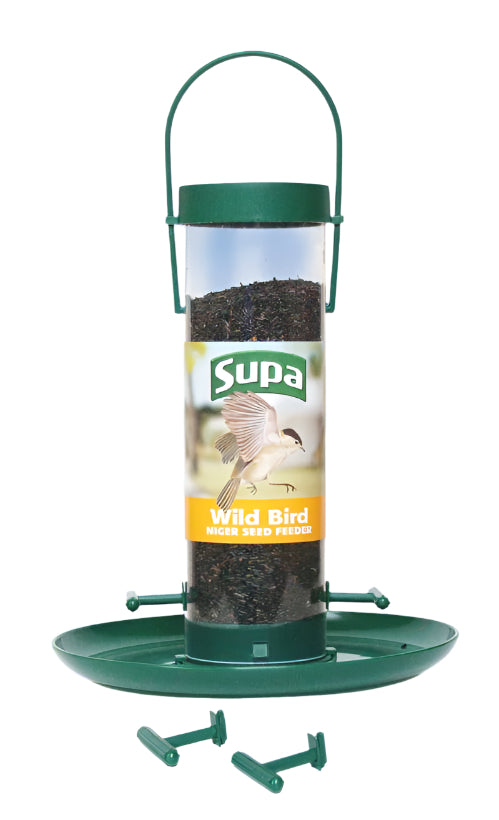 Supa Niger Feeder with Tray for Wild Birds