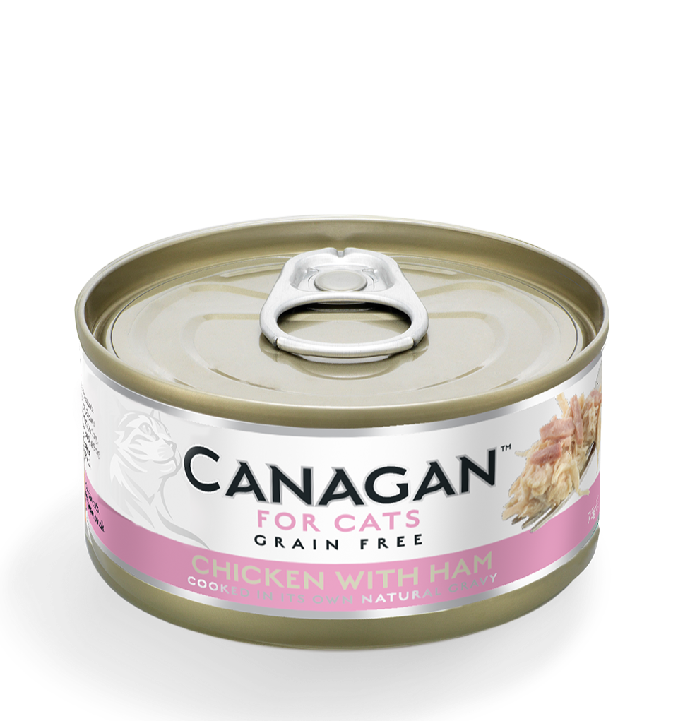 Chicken & Ham Canagan Cat Wet Food Grain Free 75G