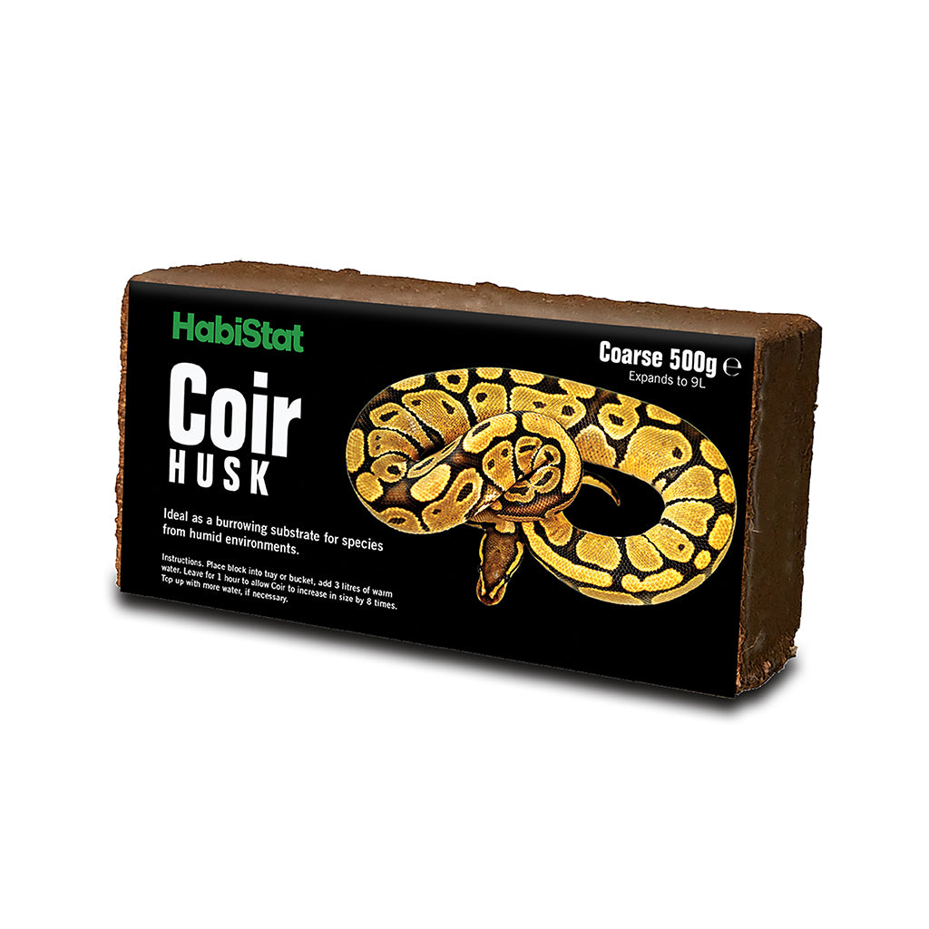 Habistat Coir Husk – Natural Substrate for Humid Terrariums