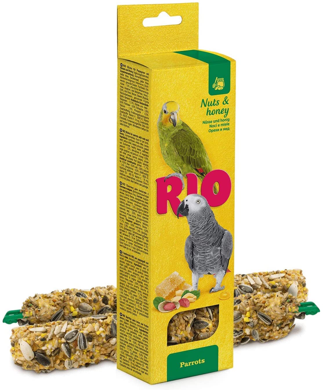 Rio Sticks with Nuts And Honey Parrot Bird Treat