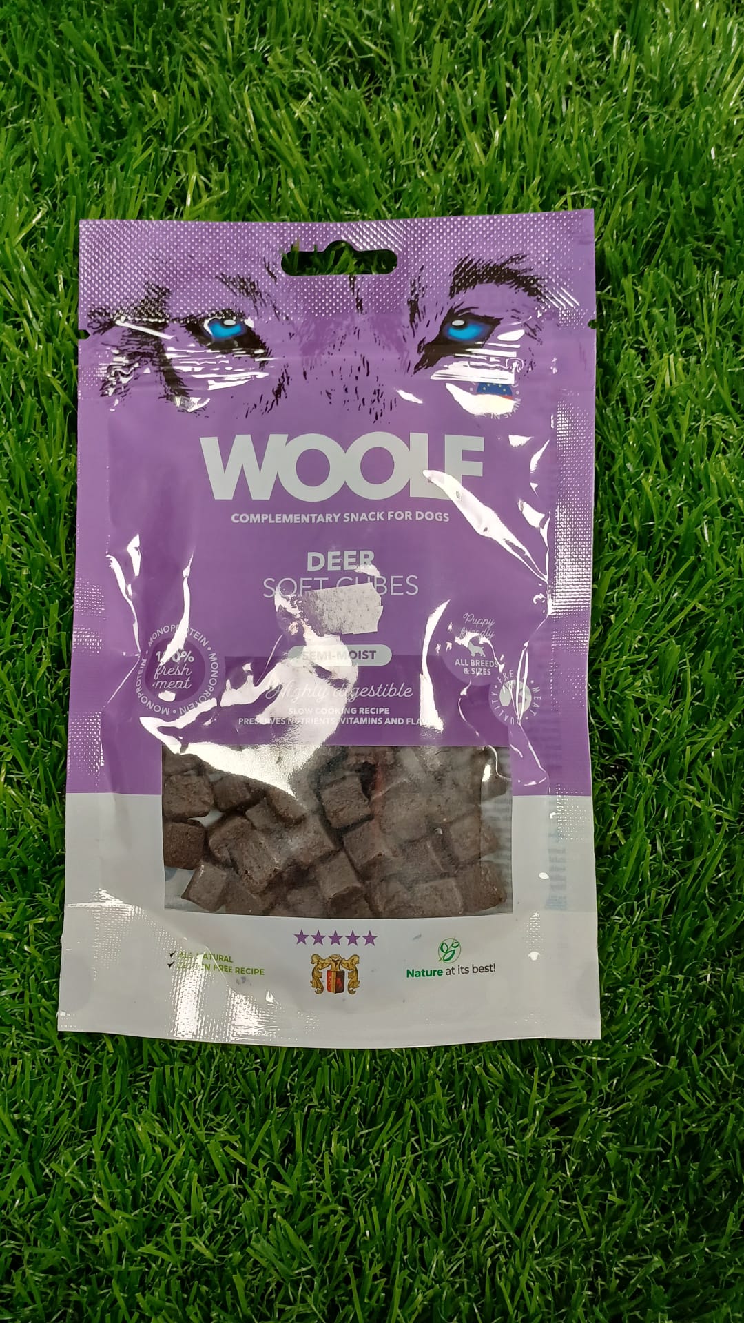 Woolf Deer Soft Cubes Dog Treats