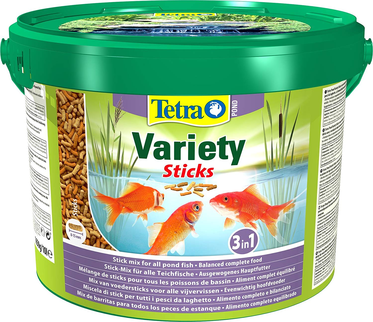 TETRA POND BUCKET VARIETY STICK 10L +2L