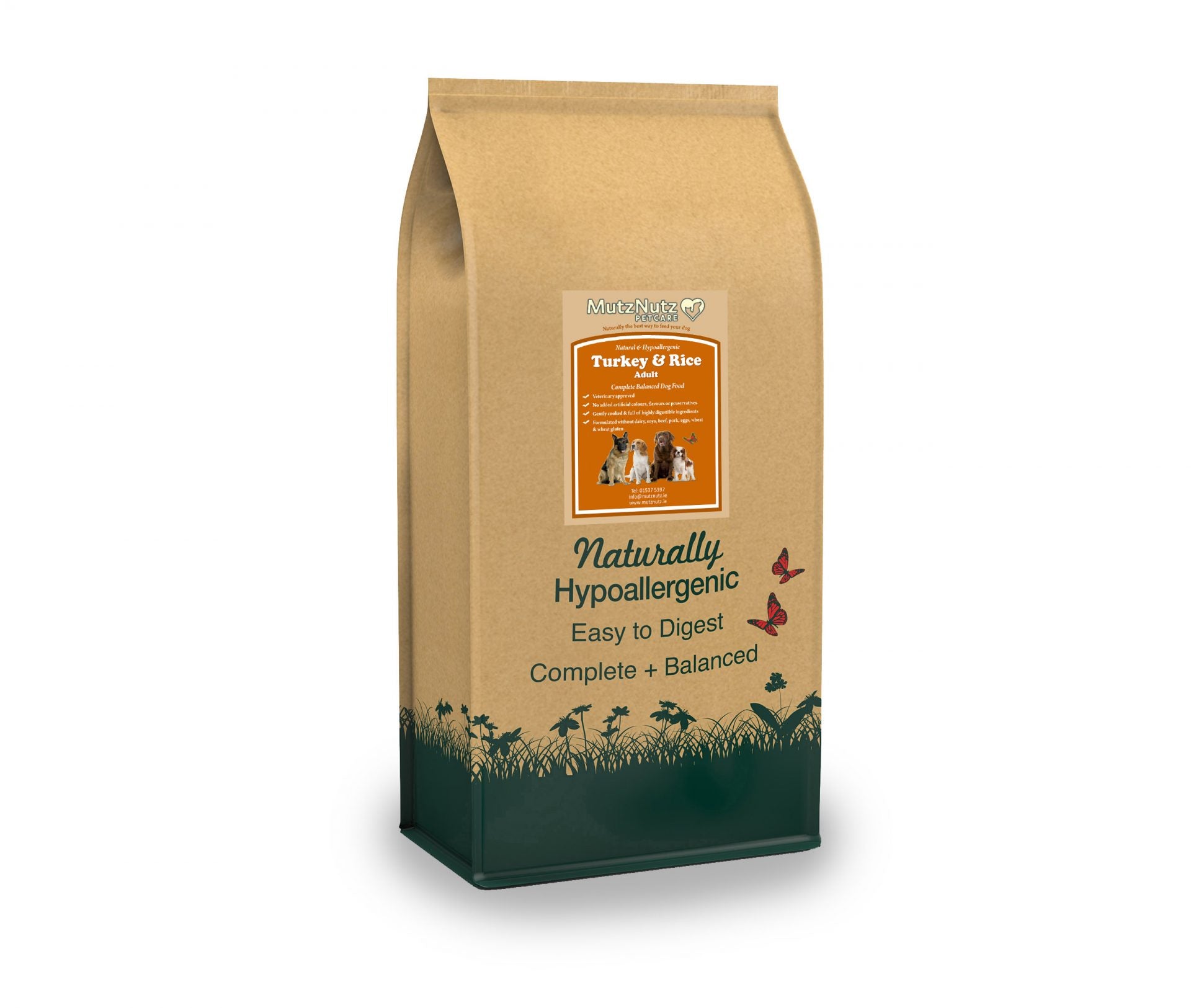 Hunters Gold Adult Dog - Turkey with Rice