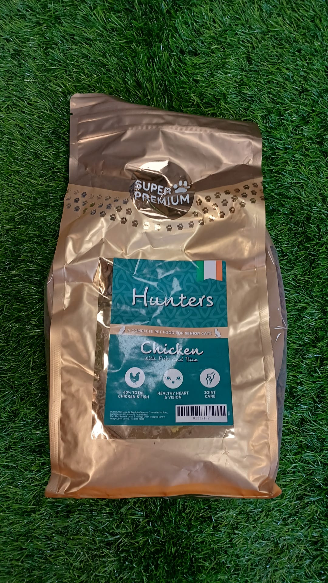 Hunters Cat Senior Chicken with Fish & Rice