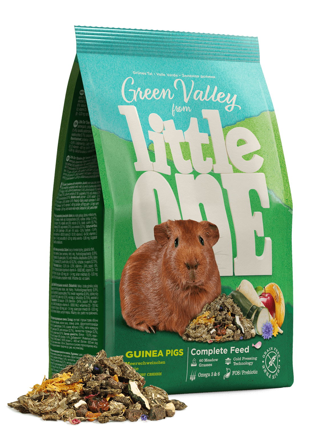 Little One Green Valley Complete Guinea Pig Feed 750g