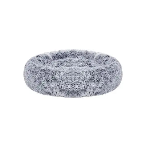 Beddies Fluffy Donut Dog/Cat Bed - Light Grey