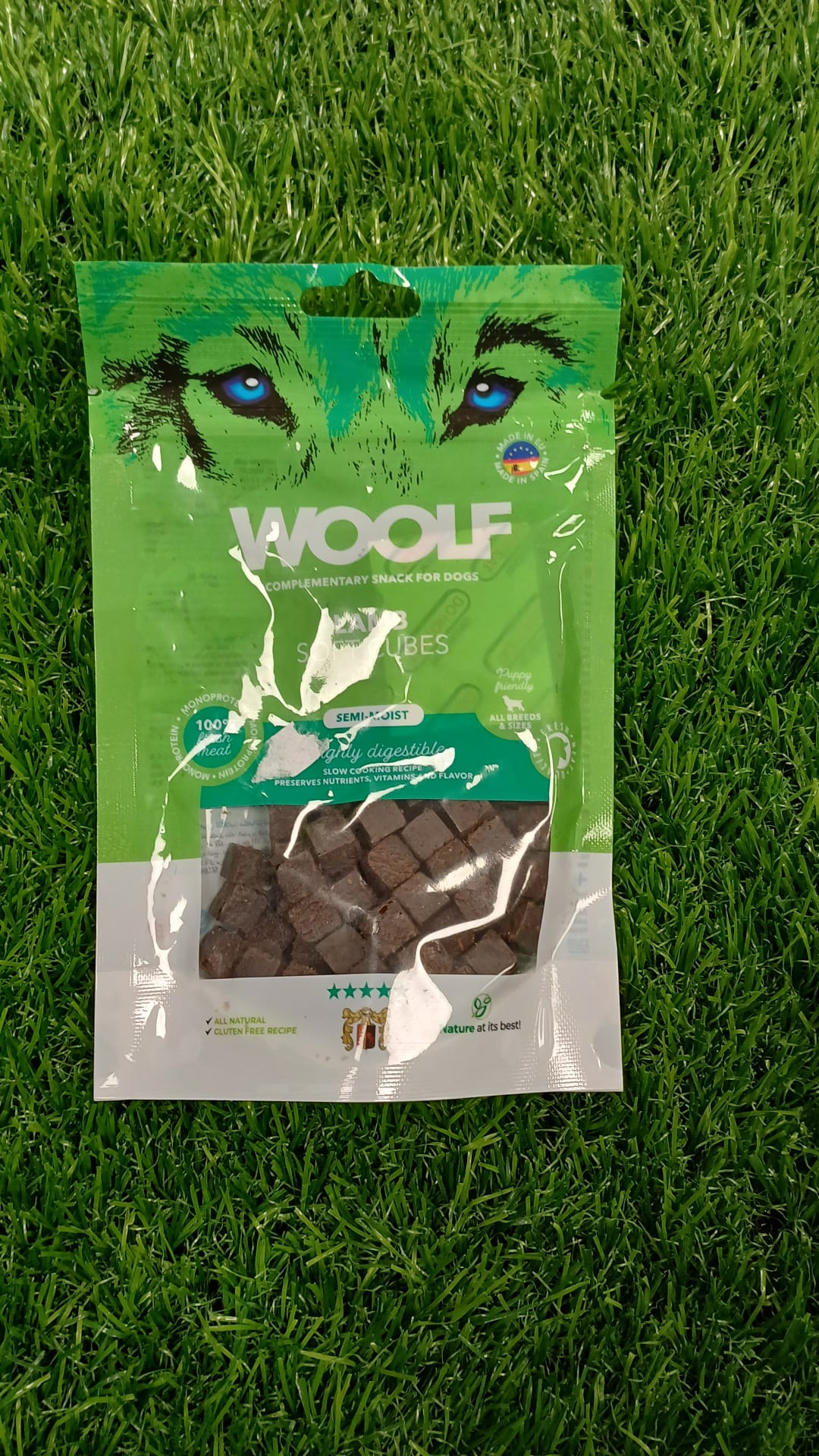 Woolf Lamb Soft Cubes Dog Treats