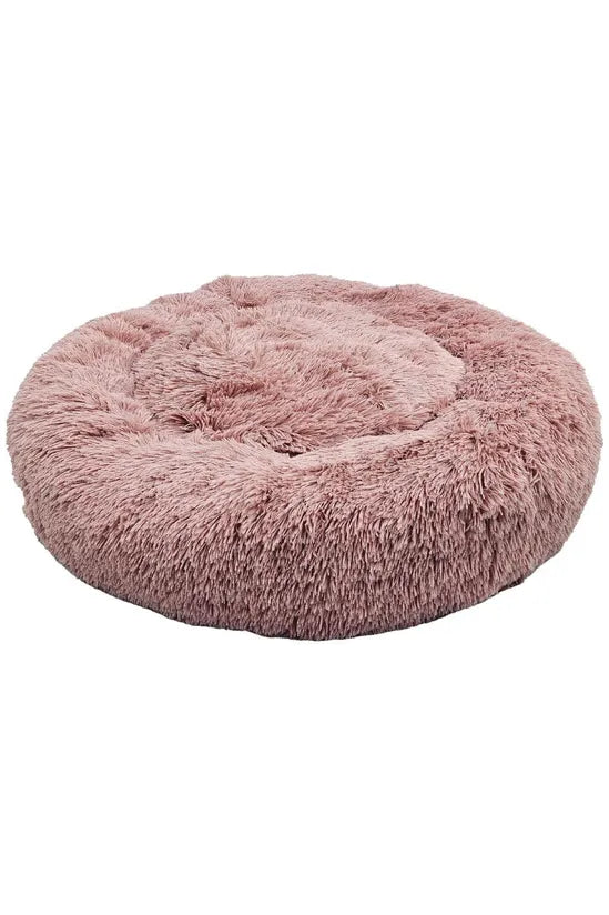 Beddies Fluffy Donut Dog/Cat Bed - Pink