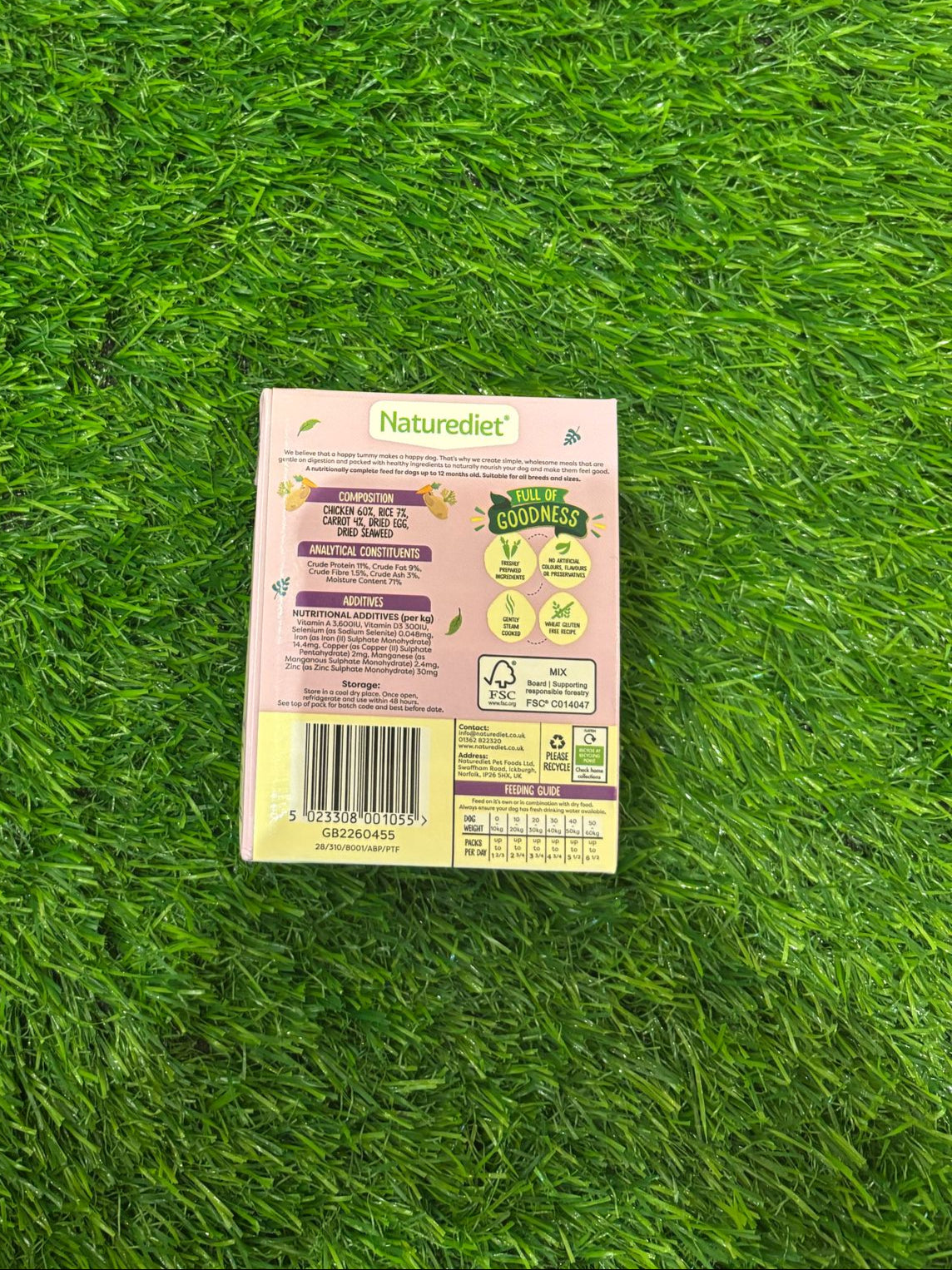 Naturediet Puppy Wet Food Chicken With Rice And Carrots