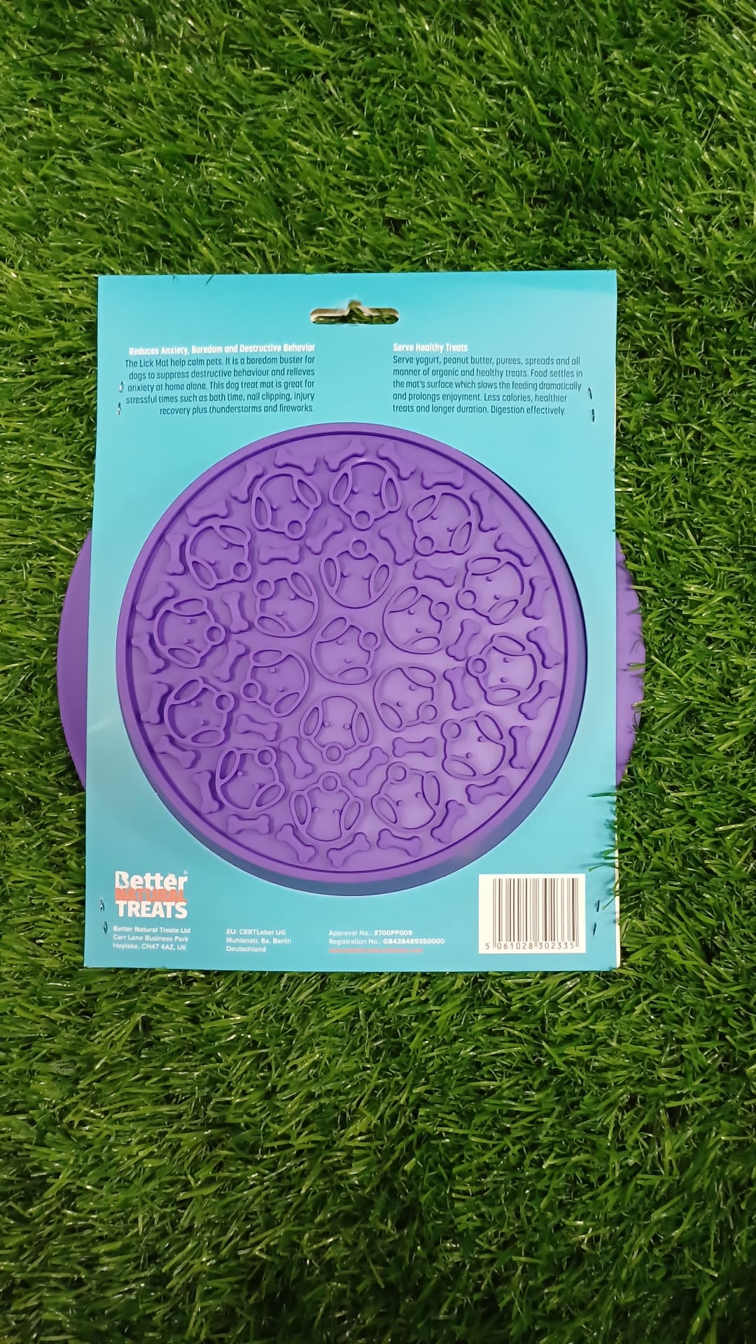 Hem & Boo Slow Feeding Bowl & Lick Treat Bowl All in One